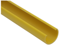 MODULAR SOLUTION D28 CLIP ON PART&lt;BR&gt;PLASTIC D28 YELLOW PIPE COVER